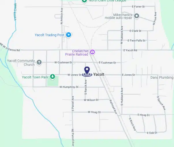 map of yacolt washington