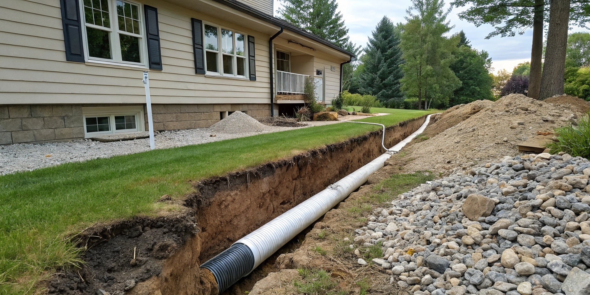 sewer line
